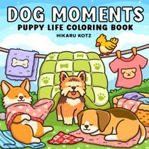 Livro de colorir Harmo Press Dog Moments Puppy Life Adult & Teen Livro de colorir Harmo Press Dog Moments Puppy Life Adult & Teen