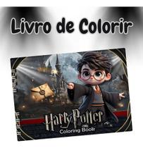 Livro De Colorir Harry Potter Estilo Bobbie Goods Capa Dura