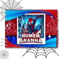 Livro de Colorir Homem Aranha 50 folhas 180g Capa Dura