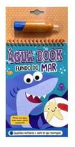 Livro de colorir infantil água book fundo do mar pinta fácil