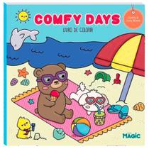 Livro de Colorir Infantil Comfy Days Estilo Bobbie Goods Livro de Colorir Infantil Comfy Days Estilo Bobbie Goods