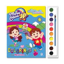 Livro de Colorir Infantil+Pincel Maria Claro e JP- Cultural