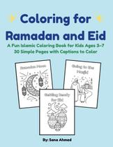 Livro de colorir infantil sobre o Ramadã e o Eid, 3 a 7 anos Livro de colorir infantil sobre o Ramadã e o Eid, 3 a 7 anos