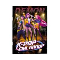 Livro De Colorir KPop Demon Hunter 2025 Novo Livro De Imagens Quente Desenho Em Linha Presente De