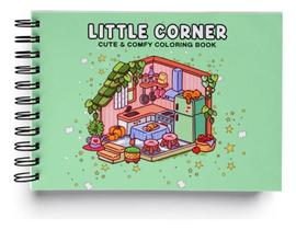 Livro De Colorir Little Corner Cute & Confy 48 Páginas 4 Cores Diferentes