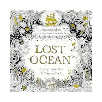 Livro de Colorir Lost Ocean 80 Pag 250x250mm Livro de Colorir Lost Ocean 80 Pag 250x250mm