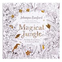 Livro de colorir Magical Jungle Holiday para adultos e adolescentes Livro de colorir Magical Jungle Holiday para adultos e adolescentes