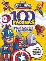Livro de Colorir Marvel Super Heróis - 100 Páginas de Diversão para Crianças - Editora Bicho Esperto
