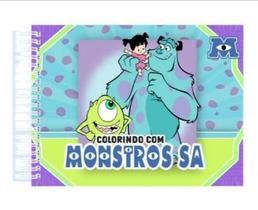 Livro De Colorir Os Monstros S A - Desenhos 50 Desenhos Folhas 180g Capa Dura