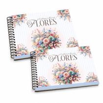 Livro de Colorir para Adultos A5 Flores Antiestresse Capa Dura Livro de Colorir para Adultos A5 Flores Antiestresse Capa Dura
