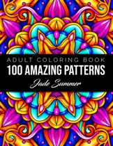 Livro de colorir para adultos LSC Communications 100 Amazing Patterns