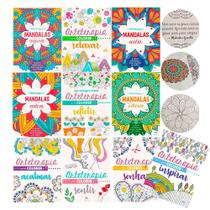Livro De Colorir Para Adultos Mandalas Arteterapia 8 Volumes - Ciranda Cultural