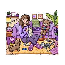 Livro De Colorir Para Gatos Adultos Presente Único De Relaxamento Papel Aprimorado Para Colorir