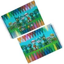 Livro de Colorir Patrulha Canina Capa Dura 40 Desenhos Frente e Verso