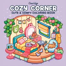 Livro de colorir Random House Cozy Corner Cozy Spaces Adultos Crianças