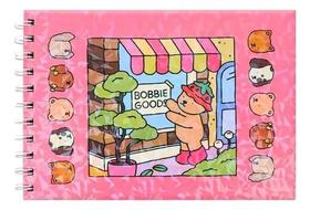 Livro De Colorir Rosa Bobbie Goods Bob Gods Desenhos Variados Folha Acetato Papel Gramatura Edição Inédita Com Brilho Ho
