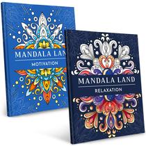 Livro de Colorir RYVE para Adultos (2 Unidades) - 60 Mandalas Exclusivas
