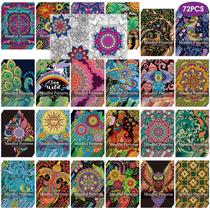 Livro de Colorir Sinload 72 Peças Padrões Mindfulness 17 x 13 cm Livro de Colorir Sinload 72 Peças Padrões Mindfulness 17 x 13 cm
