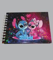 Livro De Colorir Stitch Estilo Bobbie Goods Capa Dura Premium 50 Paginas De Desenhos Original 180g Folha Grossa Acetato