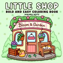 Livro de colorir TAD Publishing Little Shop Bold and Easy Livro de colorir TAD Publishing Little Shop Bold and Easy