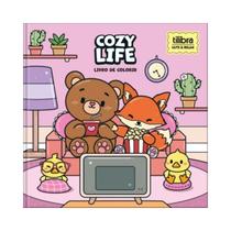 Livro de Colorir Tilibra Cute & Relax 39 Desenhos Pintura Capa Dura 39 Desenhos Estações e Momentos