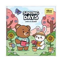 Livro de Colorir Tilibra Cute & Relax 39 Desenhos Pintura Capa Dura 39 Desenhos Estações e Momentos