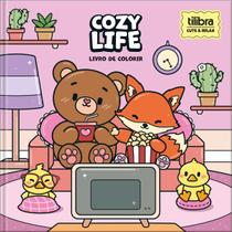 Livro De Colorir Tilibra Relax Capa Dura 46F Cozy Life