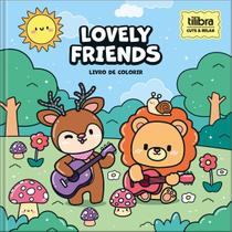 Livro De Colorir Tilibra Relax Capa Dura 46F Lovely Friends