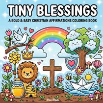 Livro de Colorir Tiny Blessings de Afirmações Cristãs