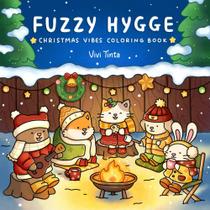 Livro de Colorir Vivi Tinta Fuzzy Hygge - Temas de Natal para Adultos