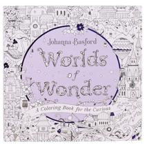 Livro de colorir Worlds of Wonder para adultos e alívio do estresse