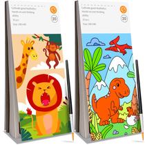 Livro de colorir ZHOC para pintar com água para crianças de 3 a 8 anos ou mais Livro de colorir ZHOC para pintar com água para crianças de 3 a 8 anos ou mais