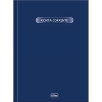 Livro de Conta Corrente Capa Dura Grande 100 Folhas