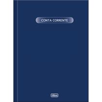 Livro de Conta Corrente Capa Dura Grande 100 Folhas - Tilibra