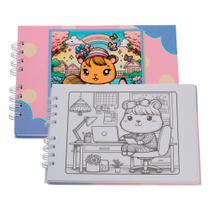 Livro De Desenho Colorir Animais Adulto Com Capa Dura Livro De Desenho Colorir Animais Adulto Com Capa Dura