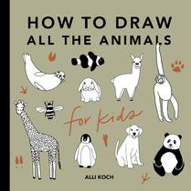 Livro de desenho Paige Tate & Co All the Animals for Kids