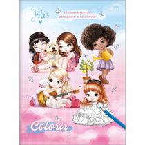 Livro de Desenho Para Colorir Pintar Infantil Personagens Tlibra Pintura Diversão Criatividade