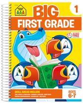 Livro de Exercícios School Zone - Big First Grade (320 páginas) - Espiral