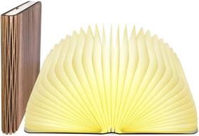 Livro de lâmpadas Anwick Large Folding Mood Light LED recarregável Livro de lâmpadas Anwick Large Folding Mood Light LED recarregável