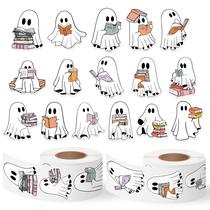 Livro de leitura Sticker Rolls Eartim Ghost, 1000 unidades de Halloween