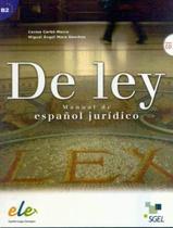 Livro - De Ley - Manual De Espanol Juridico