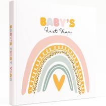 Livro de Memória do Bebê para Meninas - Primeiro Livro de Ano do Bebê para Doc