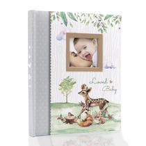 Livro de memórias de bebês Holoary First 5 Years Woodland Animals
