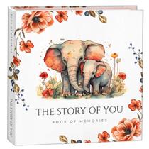 Livro de Memórias Ingrained Life (122 páginas) - Para Crianças de 0 a 5 Anos