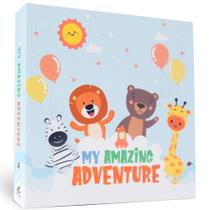 Livro de Memórias para Bebê - Diário Ilustrado dos Primeiros 5 Anos - Presente Perfeito para Chá de Bebê
