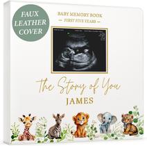 Livro de Memórias para Bebê - Tema Safari Personalizado - CV CHARVORIA