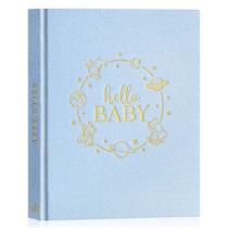 Livro de Memórias para Bebês Lanpn Hello Baby 23,7x19,8 cm Azul