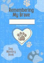 Livro de memórias para crianças: Pet Loss Grief Journal for Dog Death