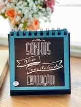 Livro de mesa com mensagem