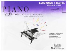 Livro de métodos para piano Faber Piano Adventures nível 1 em espanhol
